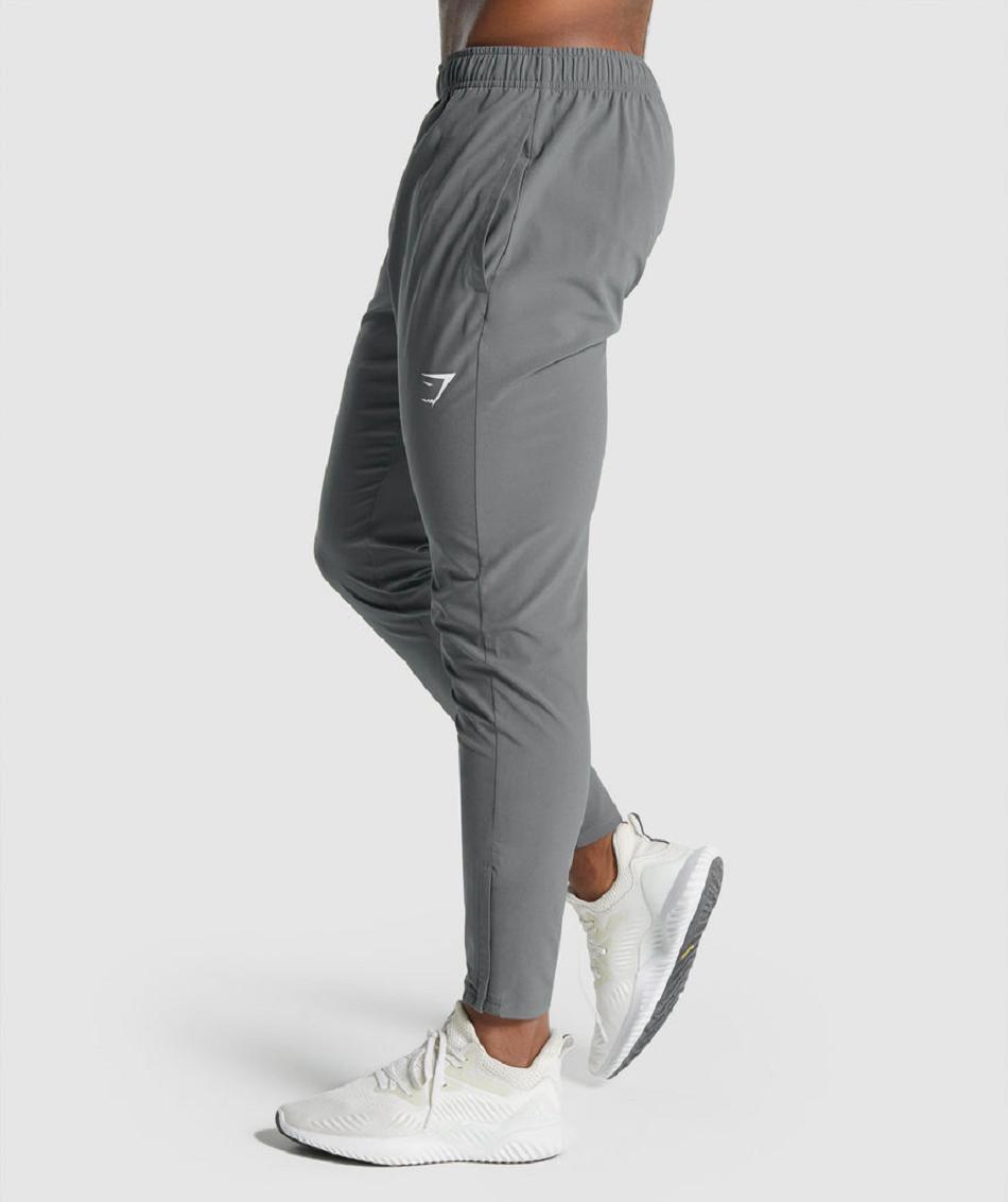 Pantalones Jogger Gymshark Arrival Woven Hombre Gris | CO 3705QMA